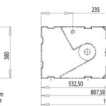 Osculati 50.143.12 Serbatoio+Maceratore 12 V 110 L serbatoi acque nere waste