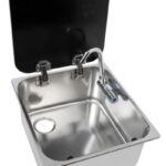 Osculati 50.187.47 Lavello Ad Incasso Con Coperchio piani cottura integrato vetro cristallo inox