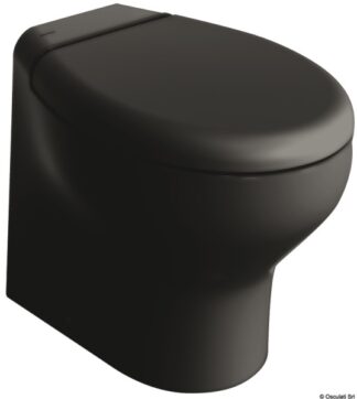 Osculati 50.227.46 Wc Tecma Silence Plus 2G 24V Nero Con Bidet wc elettrico tecma silence plus 2g black edition