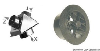 Osculati 50.241.25 Kit Accessori Aria 2° Uscita Versione A generatori condizionatori e riscaldatori