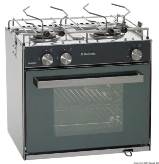 Osculati 50.366.02 Cucina Con Forno A Gas Smev Sunlight Slim 2 Fuochi forni e cucine con forno
