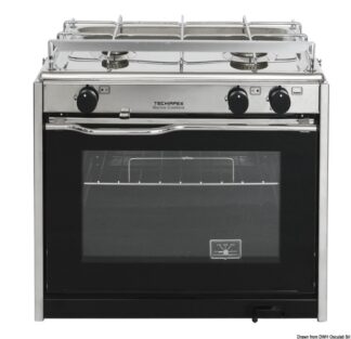 Osculati 50.385.02 Cucina Xl2 Techimpex 2 Fuochi Con Forno versione techimpex xl3