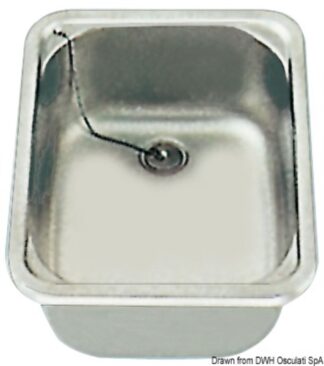 Osculati 50.930.00 Lavello Rettangolare 280 X 380 Mm lavelli ed accessori