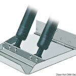 Osculati 51.234.01 Coppia Lame Hs 30 X 30 Cm piastre flap