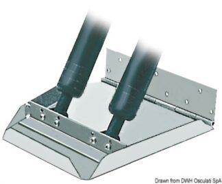 Osculati 51.234.01 Coppia Lame Hs 30 X 30 Cm piastre flap