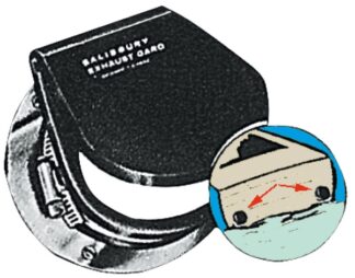 Osculati 51.382.02 Patelette Gomma 6" uscite scappamento