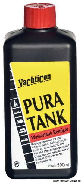Osculati 52.191.00 Yachticon Pura Tank 500 Ml accessori e detergenti per serbatoi acqua