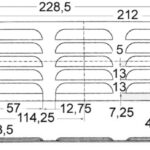 Osculati 53.021.12 Griglia Areazione 76 X 229 Mm + Antizanzare maniche a vento e griglie aereatrici