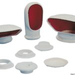 Osculati 53.135.93 Presa Aria Ribassata Pvc Piccola maniche a vento e griglie aereatrici