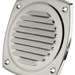 Osculati 53.302.02 Griglia Lamiera Inox 125 X 125 Mm maniche a vento e griglie aereatrici
