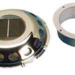 Osculati 53.503.00 Aeratore Con Cella Solare maniche a vento e griglie aereatrici