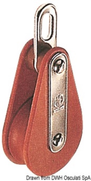 Osculati 55.001.03 Bozzello Hye Tufnol 1 Puleggia Eo 14X50 bozzelli viadana hye e sea sure