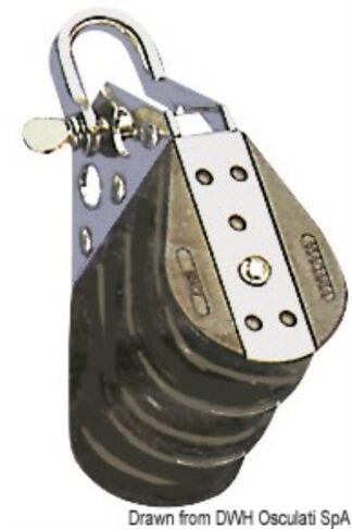 Osculati 55.032.12 Bozzello Sfere 3 Pulegge Grillo 12X57 bozzelli viadana hye e sea sure