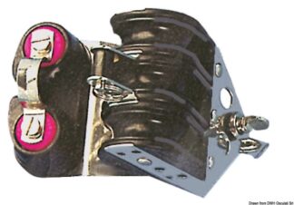 Osculati 55.035.10 Bozzello Sfere 3 Pulegge Strozzascotte 10X38 Con Arricavo bozzelli viadana hye e sea sure