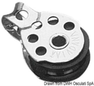 Osculati 55.043.01 Bozzello 1 Puleggia Su Sfere 8X25 bozzelli viadana hye e sea sure