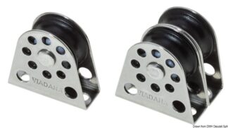 Osculati 55.063.51 Bozzello Verticale Di Rinvio Doppio Cime Mm 6 bozzelli di rinvio e per cavi metallici