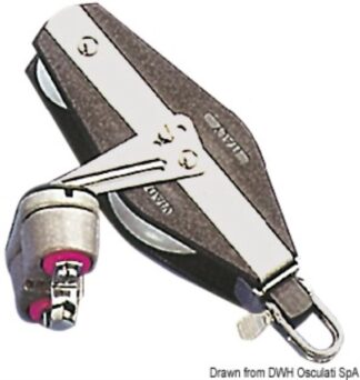 Osculati 55.077.12 Bozzello 2 Pulegge Violino Strozzascotte C bozzelli viadana hye e sea sure