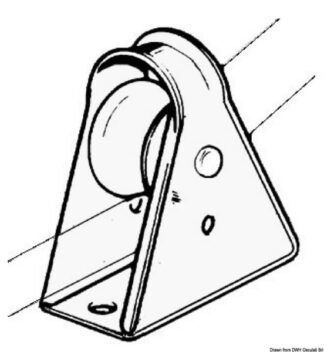 Osculati 55.506.00 Bozzello Sea Sure Piano 12 Mm bozzelli di rinvio e per cavi metallici