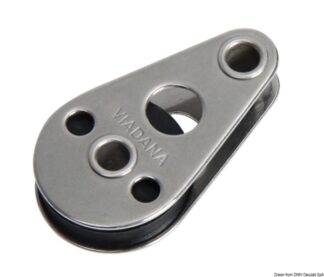 Osculati 55.511.75 Bozzello Inox 1 Puleggia Piatto 25X5 bozzelli di rinvio e per cavi metallici