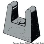 Osculati 60.234.00 Clips Per Stick Tubo 15/16 Mm stick e maniglie per trapezio