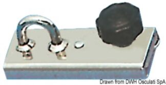 Osculati 61.510.90 Carrello Inox Con Occhio rotaie carrelli rinvii