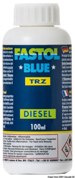 Osculati 65.050.01 Fastol Blue Diesel 100 Ml additivi per motori