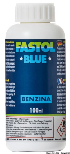 Osculati 65.051.01 Fastol Blue Benzina 100 Ml additivi per motori