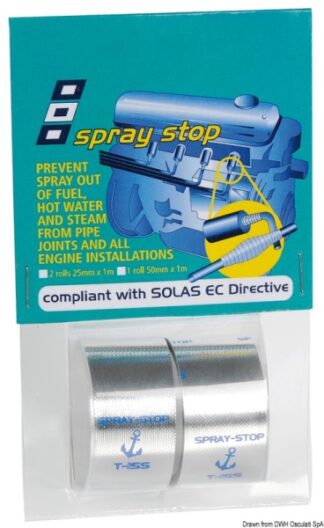 Osculati 65.118.20 Nastro Spray Stop 25 Mm nastri adesivi e riparatori