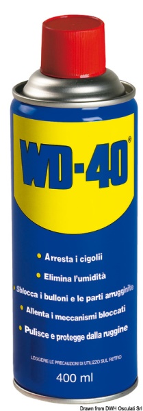 Osculati 65.280.02 Lubrificante Multiuso Wd-40 400Ml lubrificanti e duralac