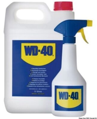 Osculati 65.280.20 Lubrificante Multiuso Wd-40 5Lt + 1 Dosatore Spray lubrificanti e duralac