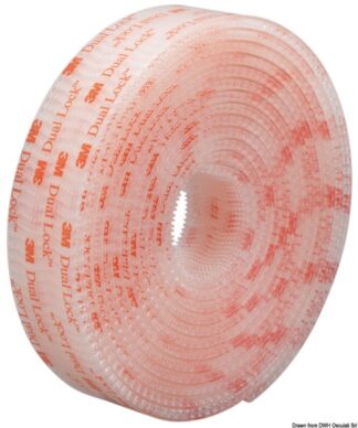 Osculati 65.310.02 Dual Lock 250 Trasparente 3M sistema di fissaggio e nastro adesivo