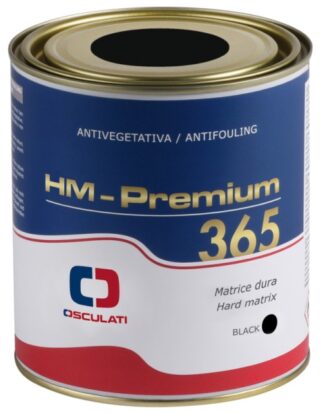 Osculati 65.612.13 Antivegetativa A Matrice Dura Premium 365 Nera 0,75 L antivegetative osculati