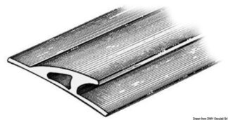 Osculati 66.022.01 Profilo Paracolpi 3X90x23 Mm Nero profili per gommoni