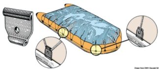 Osculati 66.111.00 Aggancio Nylon Per Teloni teli gommone ed accessori