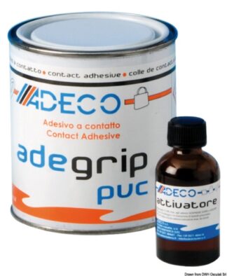 Osculati 66.240.60 Collante Per Pvc 500 G + Attivatore 30 Ml Adegrip Na collanti e prodotti di manutenzione per gommoni