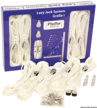 Osculati 67.762.00 Kit Lazy Jack Pfeiffer Fino A 30' accessori pfeiffer in lega