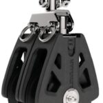 Osculati 68.302.61 Bozzello Synchro 60 Doppio bozzelli su puleggia lewmar serie synchro