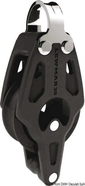 Osculati 68.414.31 Bozzello Control 30 Singolo Fisso Arricavo bozzelli lewmar serie control con sfere in acciaio inox