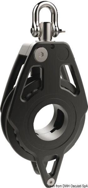 Osculati 68.514.80 Bozzello Racing 80 Singolo Arricavo bozzelli racing e racing high load lewmar