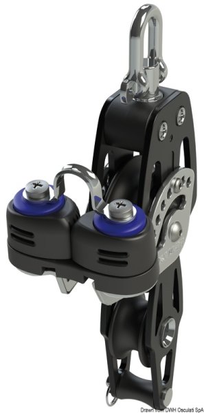 Osculati 68.639.72 Bozzello Htx 72 Violino Strozzatore bozzelli lewmar htx in alluminio