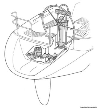 Osculati 69.320.01 Unità Motrice Con Autopilota Per Dufour 34 timonerie lewmar