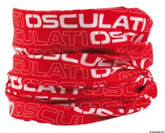 70.190.15-25Ro Bandana Microfibra Osculati, Stampa Sublim. Rosso bandana scaldacollo