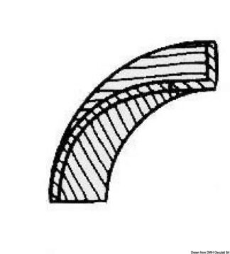 Osculati 71.030.00 Angolo Concavo Per 71.028.00 complementi per profili