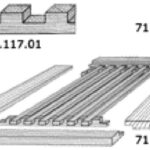 Osculati 71.607.05 Pernetti Legno Fissaggio carabottini arc in teak