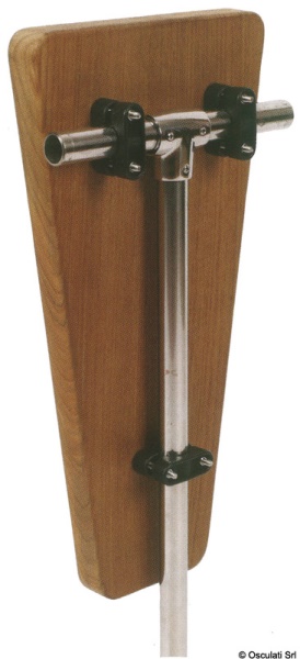 Osculati 71.208.91 Porta Motore In Teak 3 Morsetti accessori arc in teak