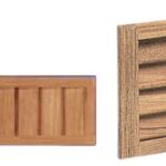 Osculati 71.300.10 Griglia Aereazione 150X150 Mm armadietti antine e maniglie arc in teak