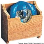 Osculati 71.305.00 Porta Bussola Piccolo Teak portaoggetti arc in teak