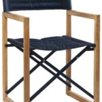 Sedia pieghevole teak ARC The Square blu navy - 71.325.01 Osculati
