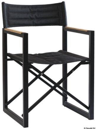 Osculati 71.325.05 Sedia Pieghevole Alluminio Teak Arc The Square Antracite sedia pieghevole arc the square in teak e alluminio