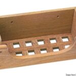 Osculati 71.328.20 Contenitore Detergenti Doccia 265X120x108 Mm portaoggetti arc in teak
